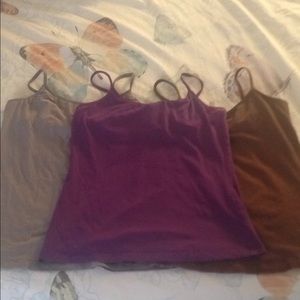 3 shelved camis